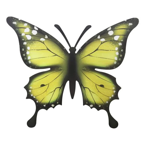 Vlinder Muurdecoratie - Metaal 30 × 25 Cm 5 Vlinder Muurdecoratie - Metaal 30 × 25 Cm - Afbeelding 3
