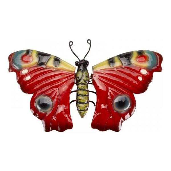Vlinder Dagpauwoog Muurdeco 22 Cm 4 Vlinder Dagpauwoog Muurdeco 22 Cm - Afbeelding 2