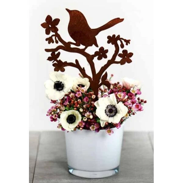 Vogel Op Bloesemtak Decopin 3 Vogel Op Bloesemtak Decopin