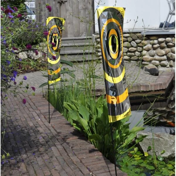 Vogelafschrik Vlaggen - Set Van 3 Stuks 5 Vogelafschrik Vlaggen - Set Van 3 Stuks - Afbeelding 3