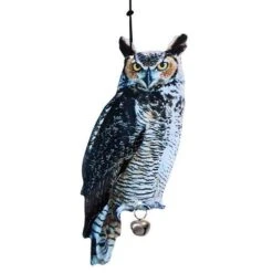 ESSCHERT DESIGN Vogelverschrikker Oehoe Met Belletje