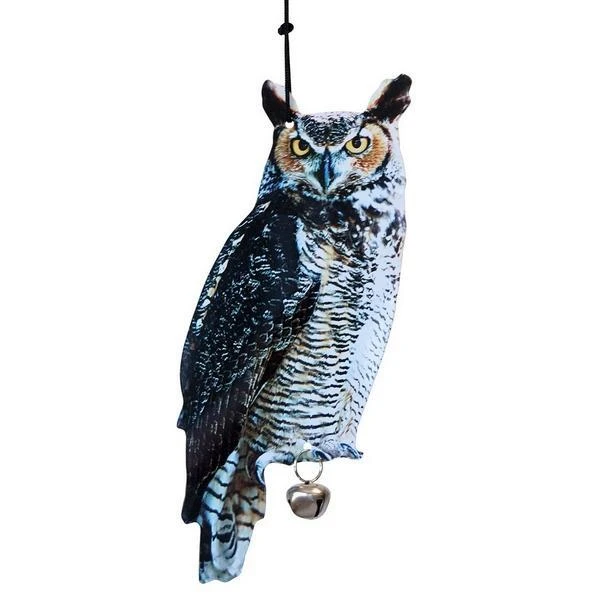 ESSCHERT DESIGN Vogelverschrikker Oehoe Met Belletje 3 ESSCHERT DESIGN Vogelverschrikker Oehoe Met Belletje