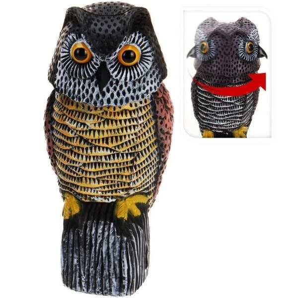 Roterende Uil Gele Borst - Vogelverschrikker 6 Roterende Uil Gele Borst - Vogelverschrikker - Afbeelding 4
