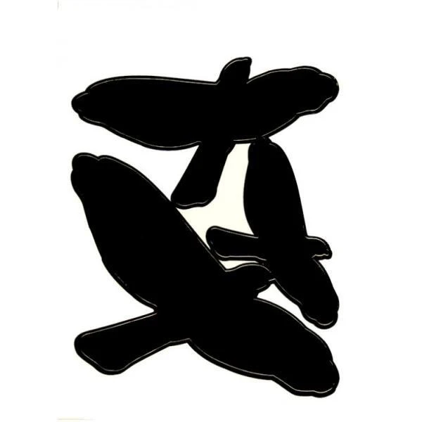 Vogel Weringsstickers Groot 3 Vogel Weringsstickers Groot