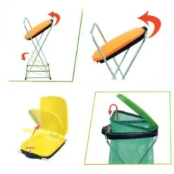 Vuilniszakhouder - 2 Deksels 7 Vuilniszakhouder - 2 Deksels -Tuingereedschap Winkel vuilniszakhouder 2 deksels 1565946276 1 600