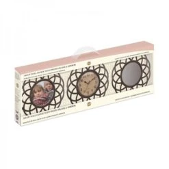 Wandklok Ascot Met Spiegel En Fotoframe - Drie In één -Tuingereedschap Winkel wandklok triple ascot 3in1 1535618953 2 600
