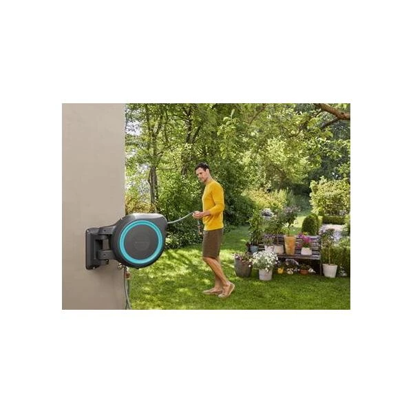 Wandslangenbox GARDENA RollUp Blauw - XL - 35 M 6 Wandslangenbox GARDENA RollUp Blauw - XL - 35 M - Afbeelding 4