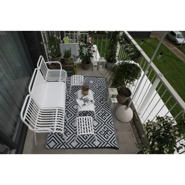 ESSCHERT DESIGN Waterdoorlatend Buitentapijt Met Grafisch Design 7 ESSCHERT DESIGN Waterdoorlatend Buitentapijt Met Grafisch Design - Afbeelding 5