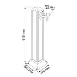Waterzuil Met Kraan En Aansluiting - Zwart 13 Waterzuil Met Kraan En Aansluiting - Zwart -Tuingereedschap Winkel waterzuil zwart 1549709948 4 600