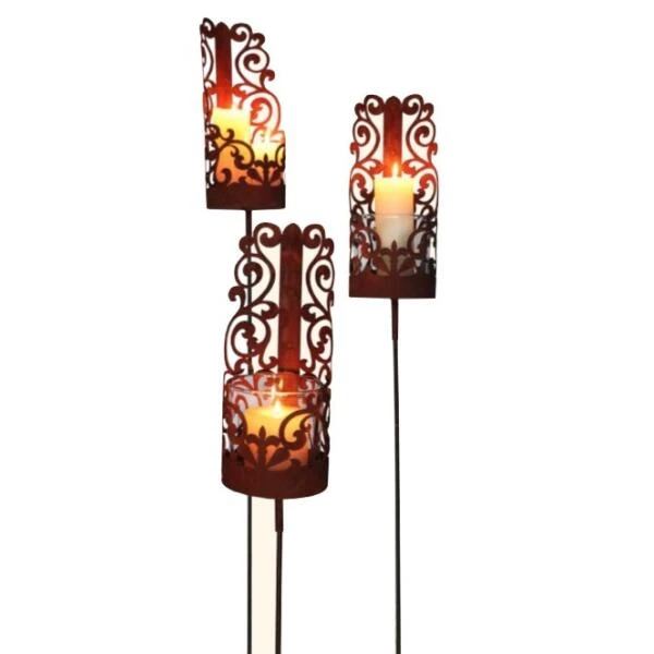 Windlicht Met Stang - Decoroest 4 Windlicht Met Stang - Decoroest - Afbeelding 2