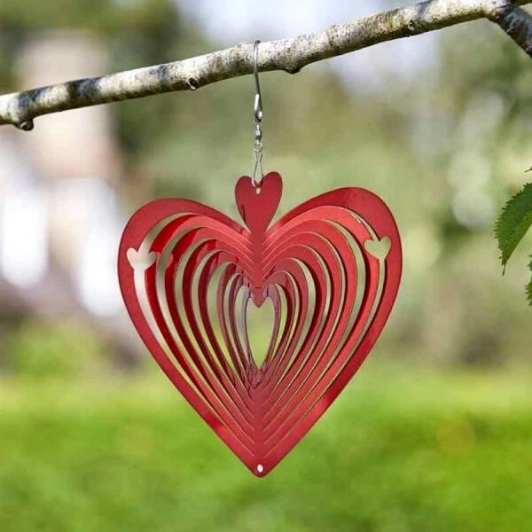 Windspinner Rood Hart 3 Windspinner Rood Hart