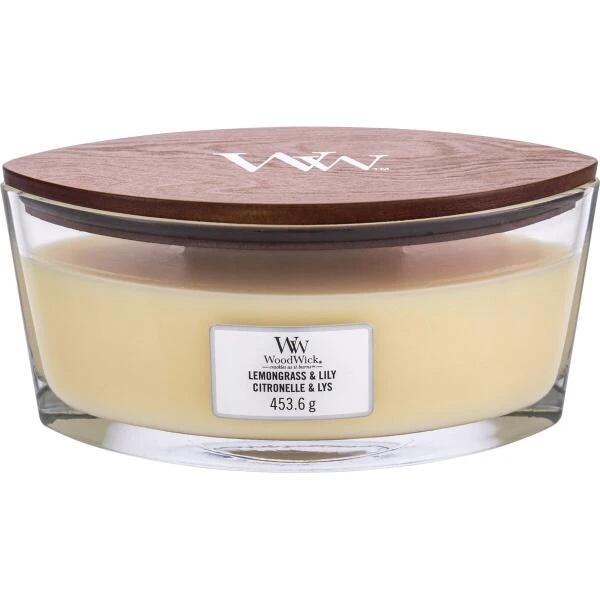 WoodWick Ellipse Candle - Lemongrass & Lily 3 WoodWick Ellipse Candle - Lemongrass & Lily