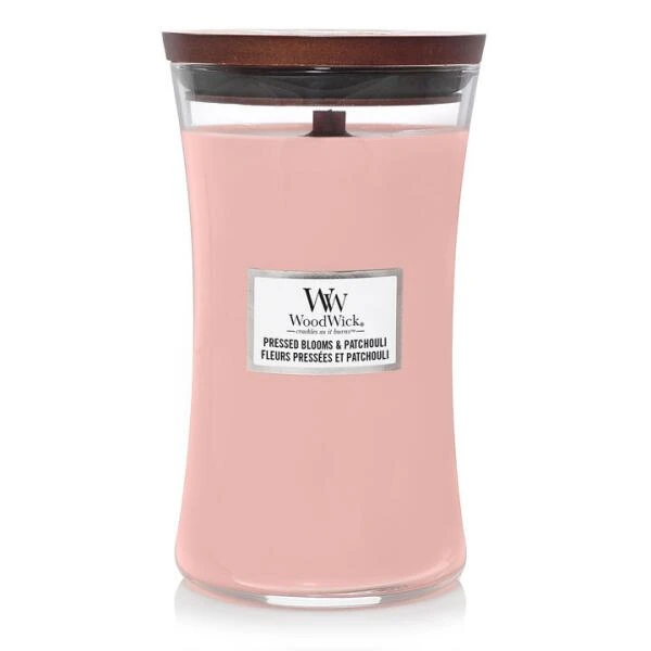 WoodWick Large Candle - Pressed Blooms & Patchouli 3 WoodWick Large Candle - Pressed Blooms & Patchouli