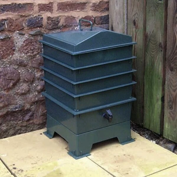 Wormenbak - 4 Laden Groen 4 Wormenbak - 4 Laden Groen - Afbeelding 2