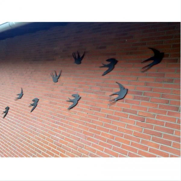 ESSCHERT DESIGN Muurdecoratie Zwaluwen - Set Van 2 Stuks 6 ESSCHERT DESIGN Muurdecoratie Zwaluwen - Set Van 2 Stuks - Afbeelding 4