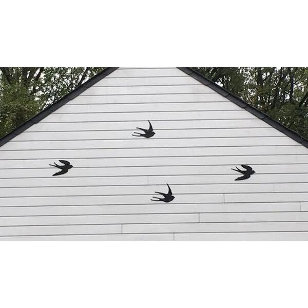 ESSCHERT DESIGN Muurdecoratie Zwaluwen - Set Van 2 Stuks 8 ESSCHERT DESIGN Muurdecoratie Zwaluwen - Set Van 2 Stuks - Afbeelding 6
